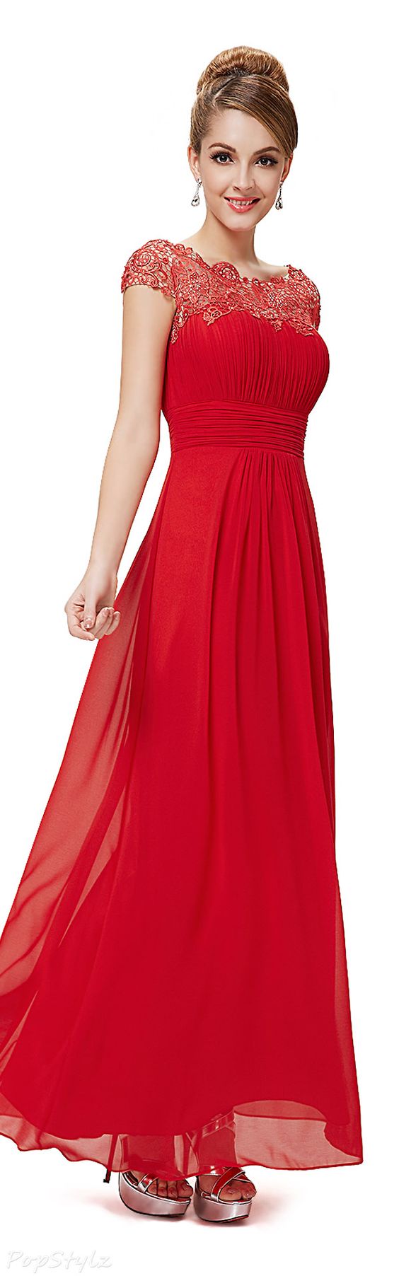 Đầm dạ hội màu đỏ